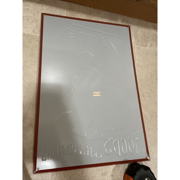 Vintage 1894 Time To Take Hood's Sarsaparilla metal tin sign cute home decor - Picture 4 of 6